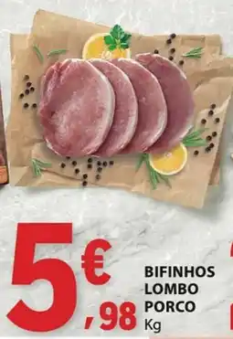 E.Leclerc Bifinhos lombo porco promoção