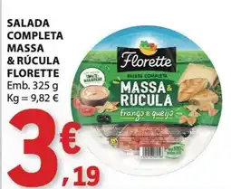 E.Leclerc Salada completa massa & rúcula florette promoção