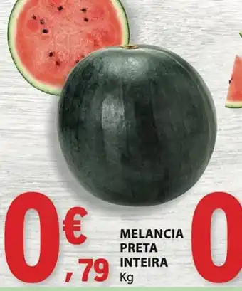 E.Leclerc melancia preta inteira promoção