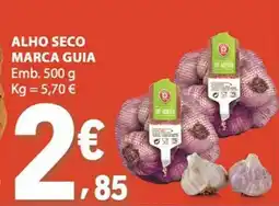 E.Leclerc Alho seco marca guia promoção