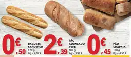 E.Leclerc Baguete sandwich promoção