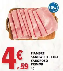 E.Leclerc Fiambre sandwich extra saboroso primor promoção