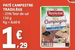 E.Leclerc Paté campestre tradilège promoção