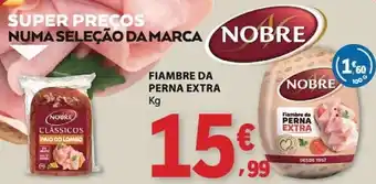 E.Leclerc Fiambre da perna extra nobre promoção