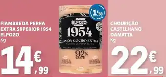 E.Leclerc Fiambre da perna extra superior 1954 elpozo promoção