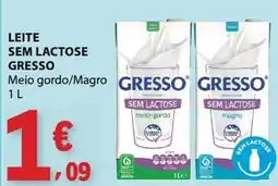 E.Leclerc Leite sem lactose gresso promoção