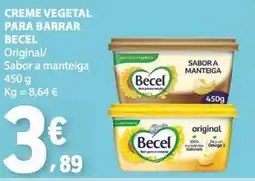 E.Leclerc Creme vegetal para barrar becel promoção