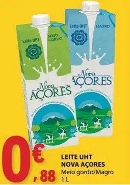 E.Leclerc Leite uht nova açores promoção