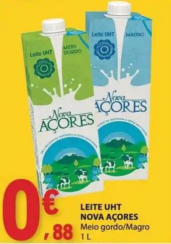 E.Leclerc Leite uht nova açores promoção