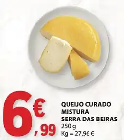 E.Leclerc Queijo curado mistura serra das beiras promoção
