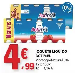 E.Leclerc Iogurte líquido actimel promoção