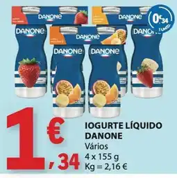 E.Leclerc Iogurte líquido danone promoção