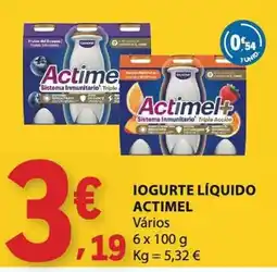 E.Leclerc Iogurte líquido actimel promoção