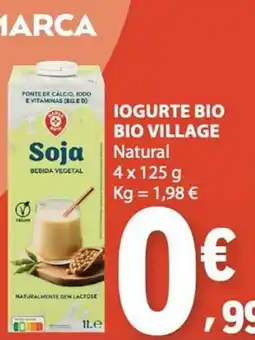 E.Leclerc Soja Iogurte Bio Bio Village promoção