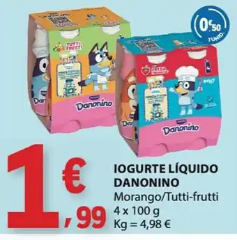 E.Leclerc Iogurte líquido danonino promoção