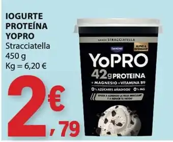 E.Leclerc Iogurte proteína yopro stracciatella promoção