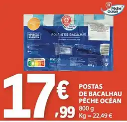 E.Leclerc Postas de bacalhau pêche océan promoção