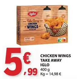 E.Leclerc Chicken wings take away iglo promoção