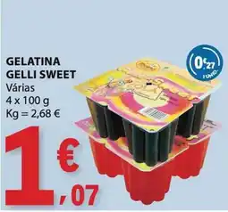 E.Leclerc Gelatina gelli sweet promoção