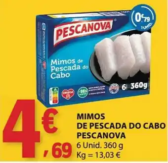 E.Leclerc Mimos de Pescada do Cabo Pescanova promoção