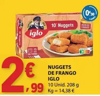 E.Leclerc nuggets de frango iglo promoção