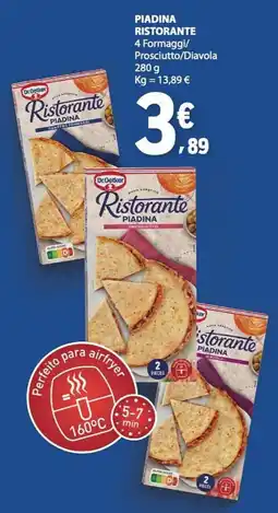 E.Leclerc Dr.Oetker ristorante piadina promoção