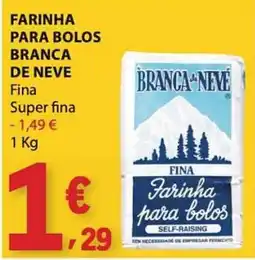 E.Leclerc Farinha para bolos branca de neve fina promoção