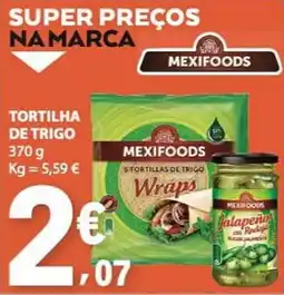 E.Leclerc Tortilha de trigo mexifoods promoção