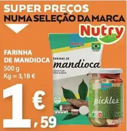 E.Leclerc Farinha de mandioca nutry promoção