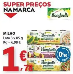E.Leclerc Bonduelle un toque de milho promoção