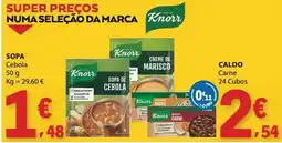 E.Leclerc Knorr sopa de cebola promoção