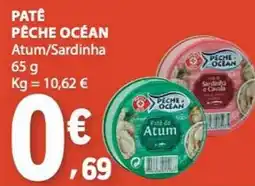 E.Leclerc Pâté Pêche Océan Atum/Sardinha promoção