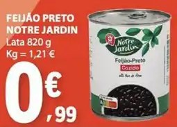 E.Leclerc Feijão preto notre jardin promoção