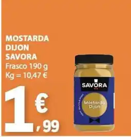 E.Leclerc Mostarda dijon savora promoção