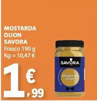 E.Leclerc Mostarda dijon savora promoção