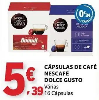 E.Leclerc Cápsulas de café Nescafé Dolce Gusto promoção