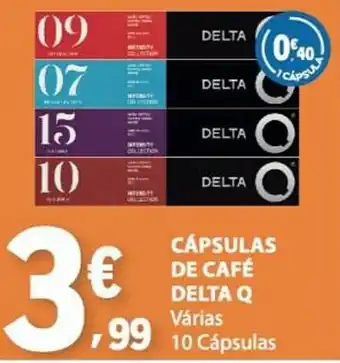 E.Leclerc Cápsulas de café delta q promoção
