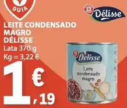 E.Leclerc Leite condensado magro délisse promoção