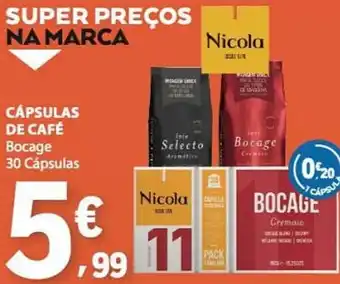 E.Leclerc Cápsulas de café Bocage promoção