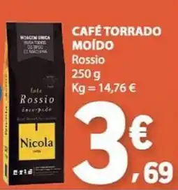 E.Leclerc Café torrado moído rossio nicola promoção
