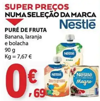 E.Leclerc Puré de fruta nestlé promoção