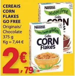E.Leclerc Nestle corn flakes go free promoção
