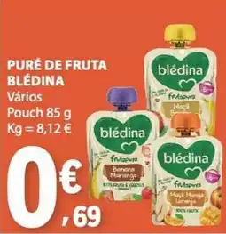 E.Leclerc Puré de fruta blédina promoção