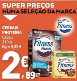 E.Leclerc Cereais proteína cacao fitness promoção