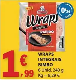 E.Leclerc Wraps integrais bimbo promoção