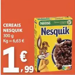 E.Leclerc Cereais nesquik promoção