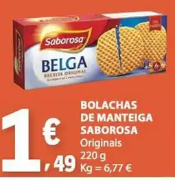 E.Leclerc Bolachas de manteiga saborosa originais promoção