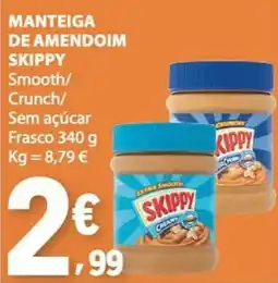 E.Leclerc Manteiga de amendoim skippy promoção
