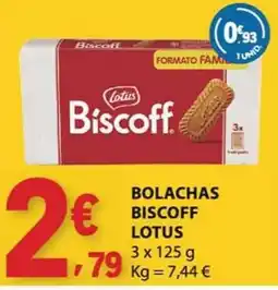 E.Leclerc Bolachas biscott lotus promoção