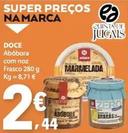 E.Leclerc Marmelada Abóbora com noz Quinta de Jugais promoção